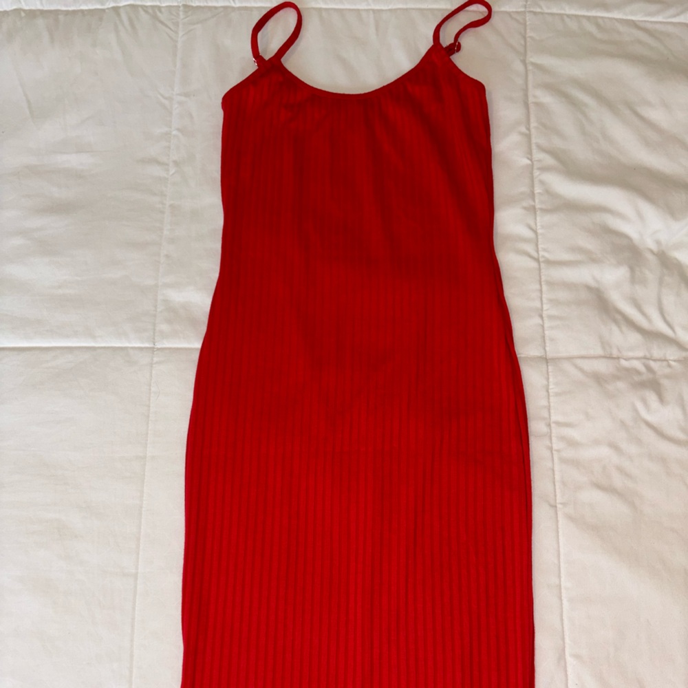 Red Mini Body Con Dress